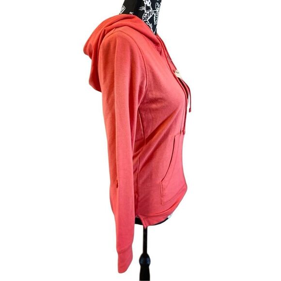 Nwt Old Mill Salmon Terry Cloth Track Jacket Full Zip Hoodie Sweatshirt Soft - Picture 4 of 13
